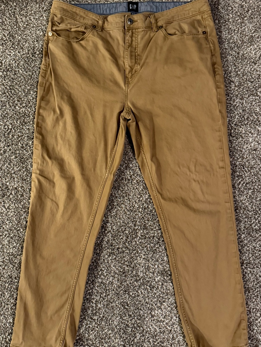 GAP Men’s Khaki Brown Straight Chinos 38x30